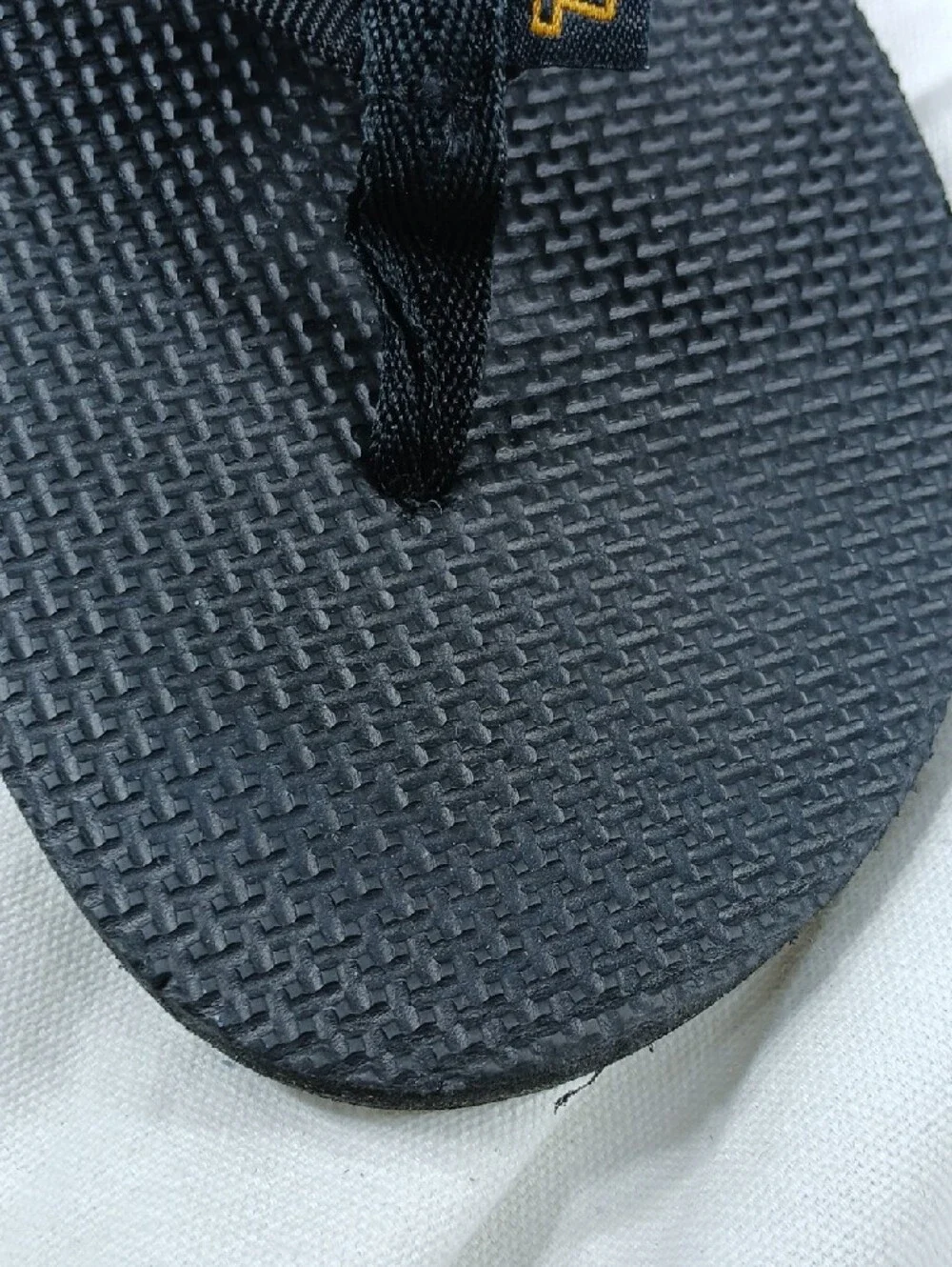 Teva Men’s Black Strap Flip-Flop Sandals